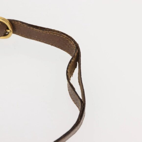 GUCCI GG Supreme Web Sherry Line Bag PVC Beige Gold - Picture 9 of 15